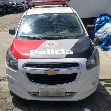 Homem invade base da PM e furta viatura no litoral de São Paulo