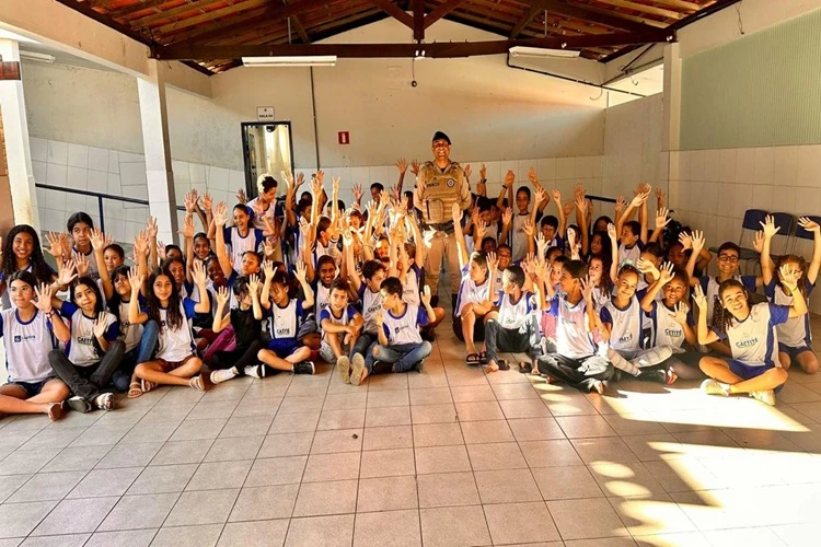 94ª CIPM promove palestras educativas na Escola Municipal de Aplicação em Caetité