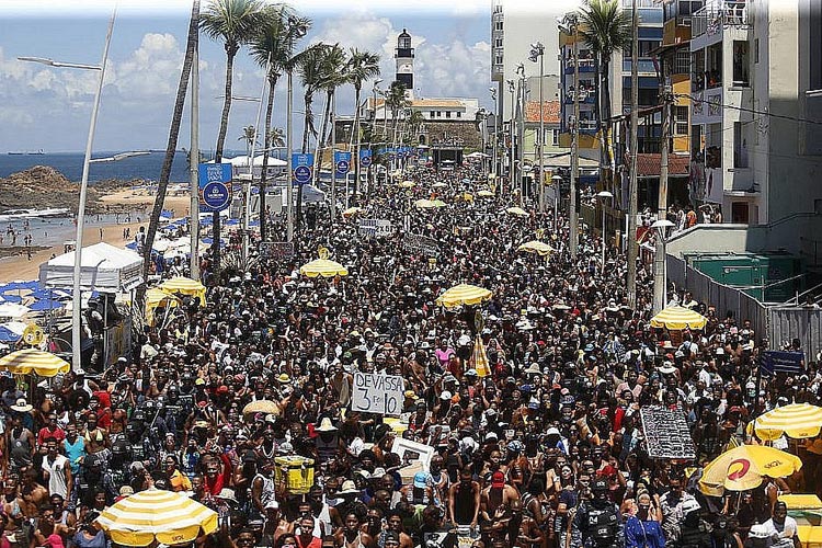 Salvador é o destino mais procurado para o Carnaval 2020