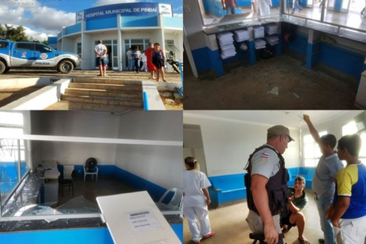 Homem surta e promove ‘quebra-quebra’ dentro de Hospital Municipal de Pindaí