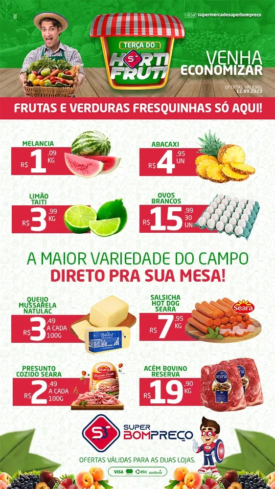 Confira as promoções no Supermercado Super Bom Preço em Brumado