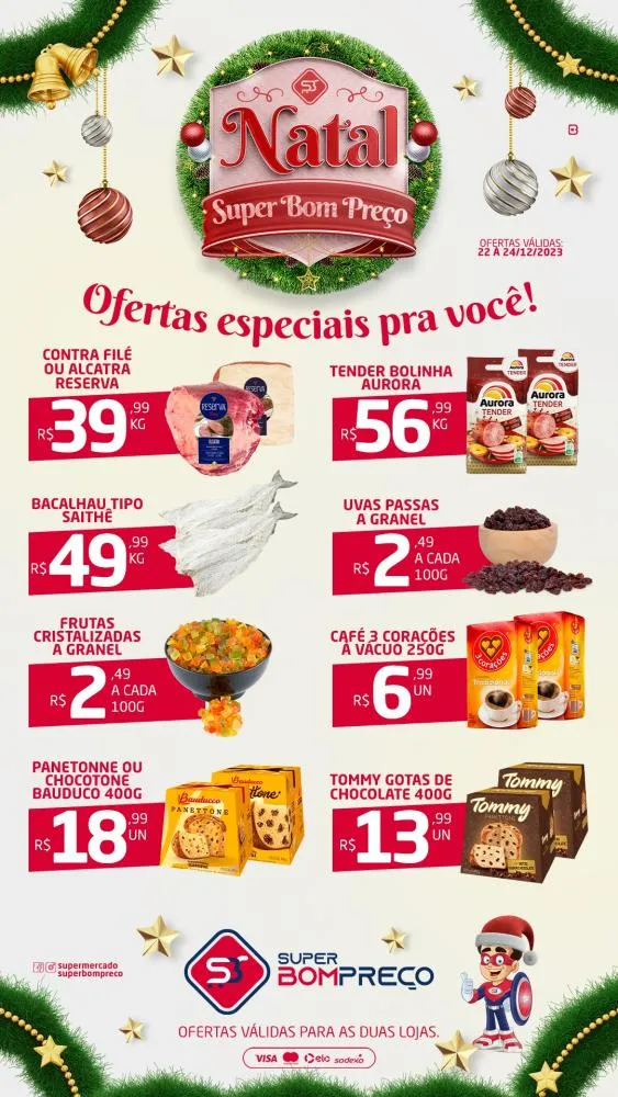 Confira as promoções no Supermercado Super Bom Preço em Brumado