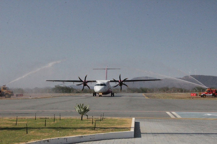 Azul faz voo inaugural de Guanambi a aeroporto de Confins em Belo Horizonte