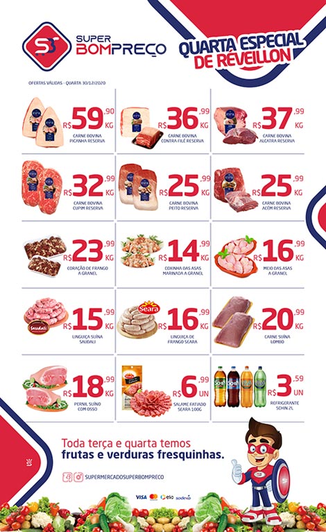 Confira as promoções no Supermercado Super Bom Preço em Brumado