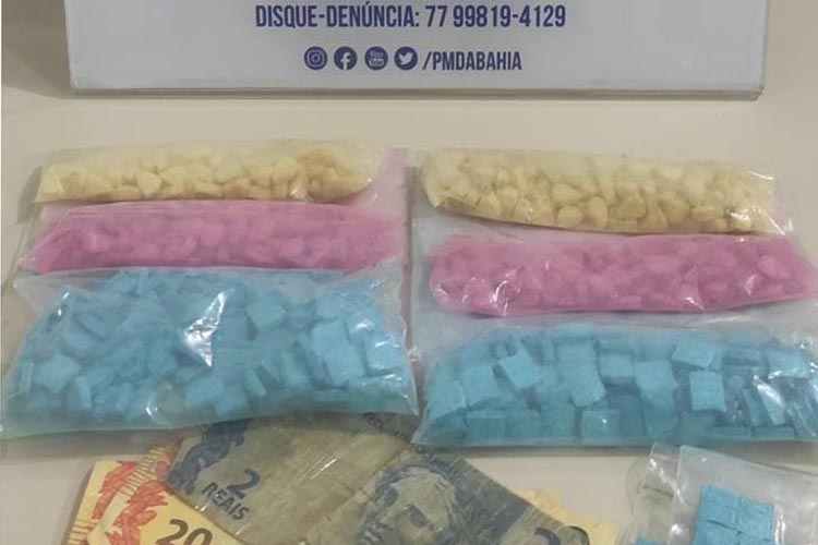 Homem é preso com mais de 600 comprimidos de ecstasy em Conquista