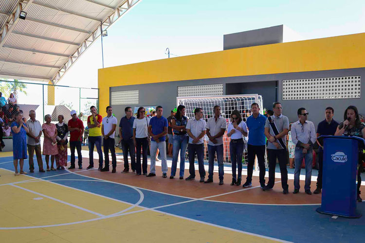 Prefeitura de Caculé inaugura Ginásio Poliesportivo Aníbal Soares Pereira