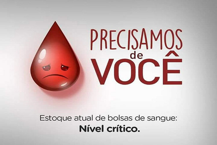 Brumado: Hemoba necessita de doações de sangue devido ao nível crítico de estoque