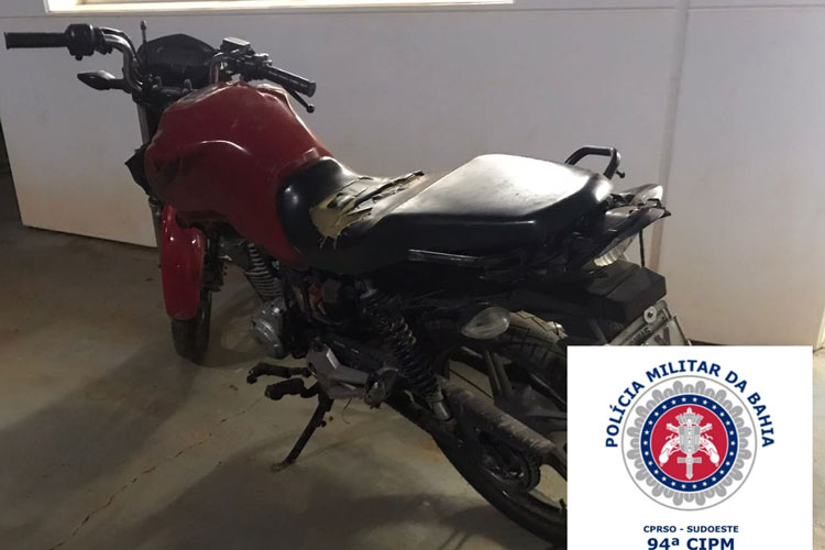 Polícia Militar prende homem com moto roubada na cidade de Lagoa Real
