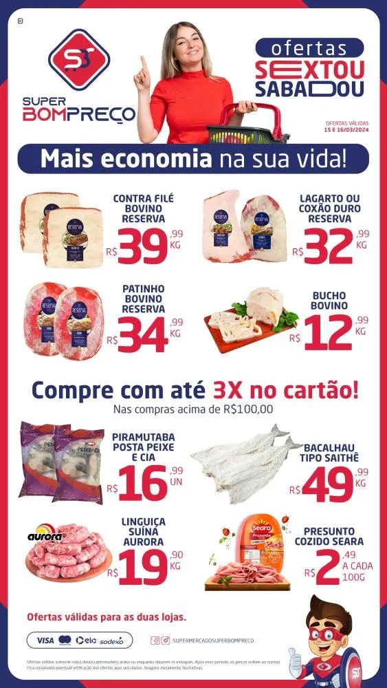 Confira as promoções no Supermercado Super Bom Preço em Brumado