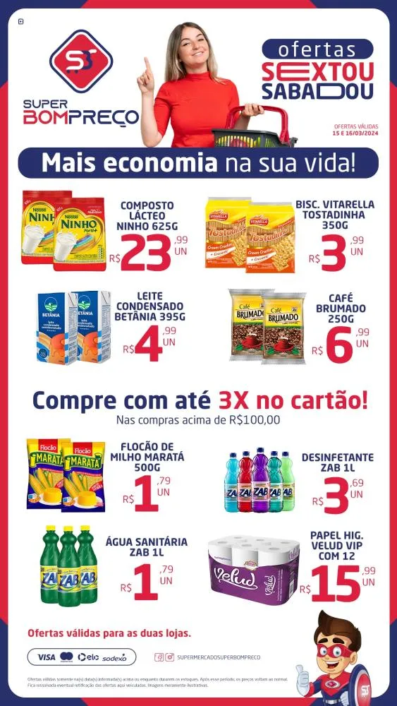 Confira as promoções no Supermercado Super Bom Preço em Brumado