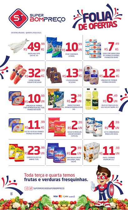 Confira as promoções no Supermercado Super Bom Preço em Brumado