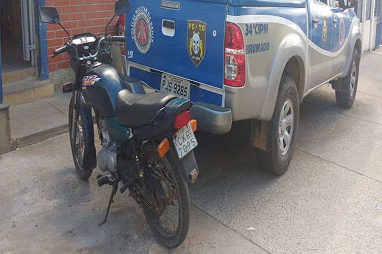 Menor é apreendido com motocicleta roubada em Brumado