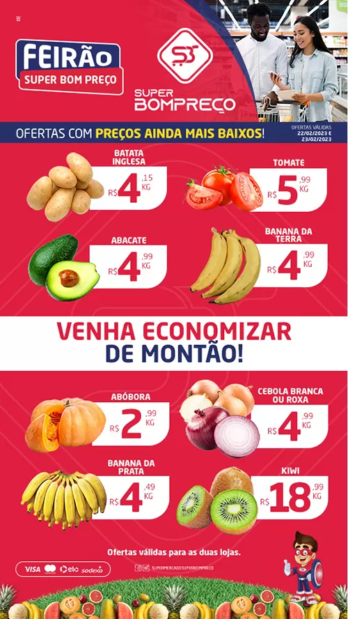 Confira as promoções no Supermercado Super Bom Preço em Brumado