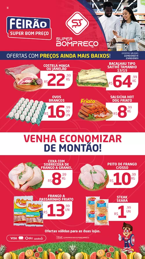 Confira as promoções no Supermercado Super Bom Preço em Brumado