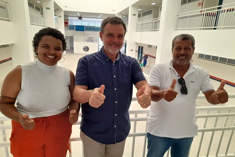 Deputado Daniel Almeida faz visita técnica em obras do governo da Bahia em Brumado