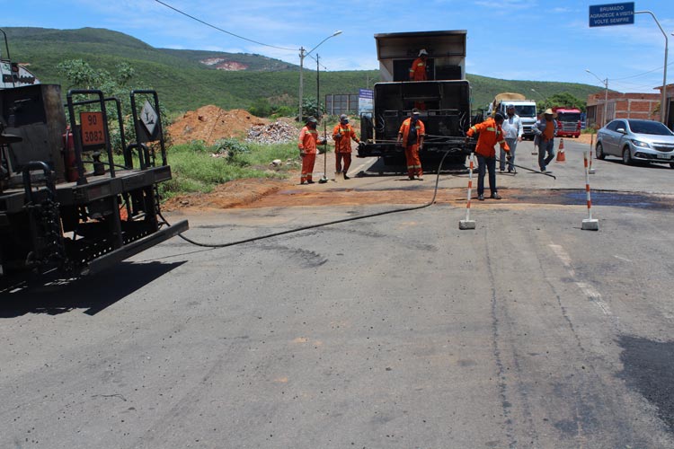 Brumado: Estado conclui recapeamento da BA-148, mas não atende Avenida Lindolpho Azevedo de Brito