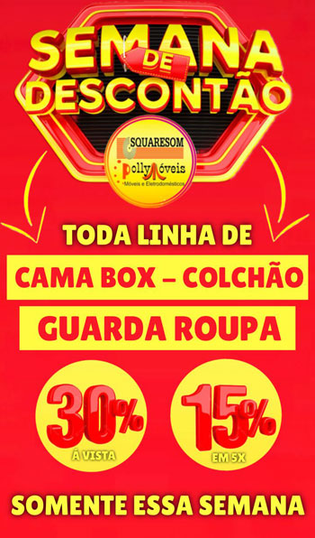 Squaresom com mega promoção de camas box, colchões e guarda-roupas em Brumado