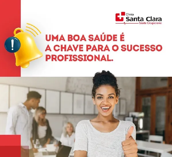 Clínica Santa Clara diz que uma boa saúde é a chave para o sucesso profissional