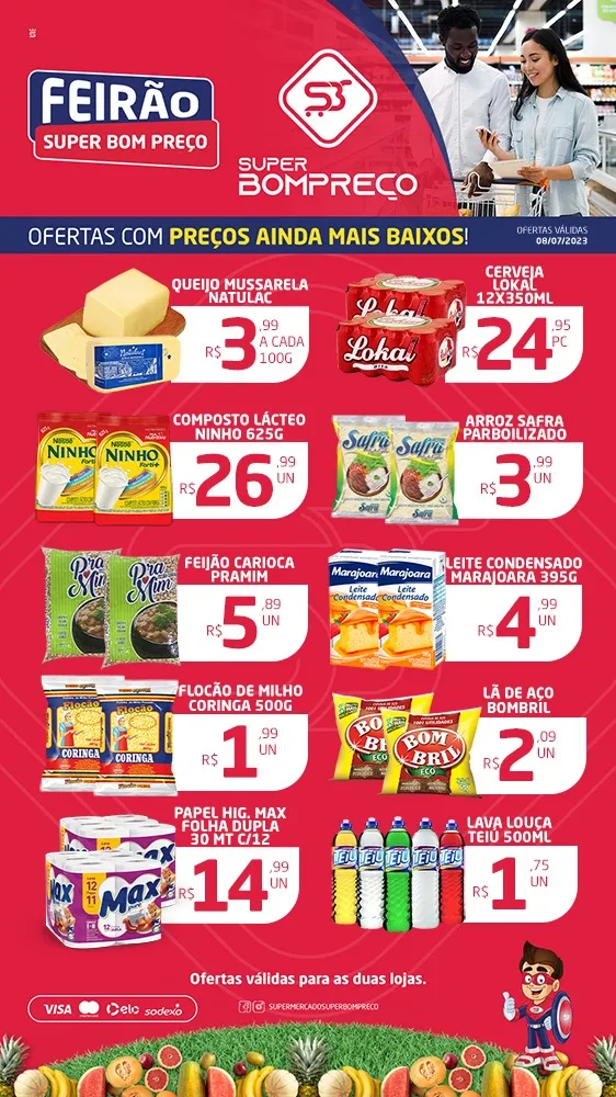 Confira as promoções no Supermercado Super Bom Preço em Brumado