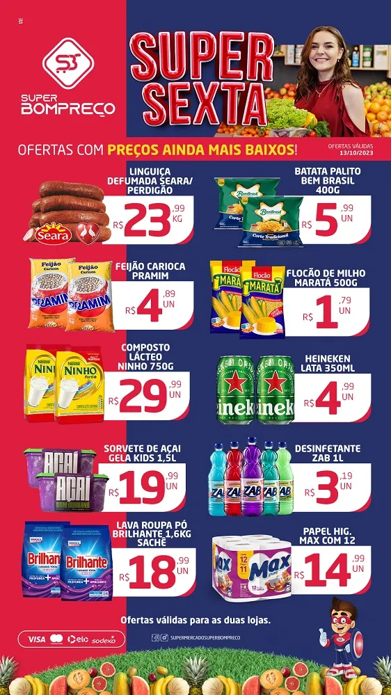 Confira as promoções no Supermercado Super Bom Preço em Brumado