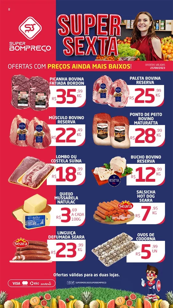 Confira as promoções no Supermercado Super Bom Preço em Brumado