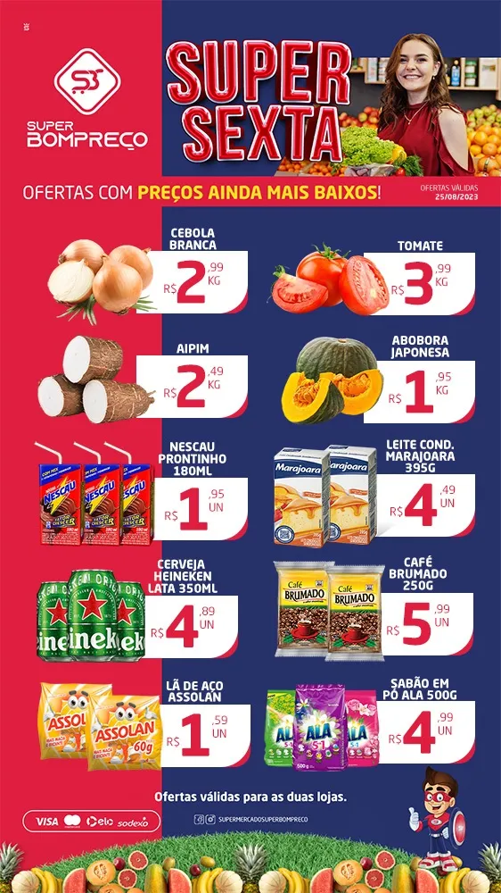 Confira as promoções no Supermercado Super Bom Preço em Brumado