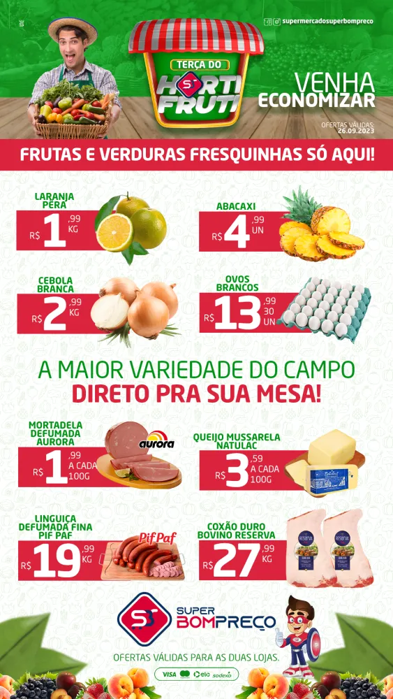 Confira as promoções no Supermercado Super Bom Preço em Brumado