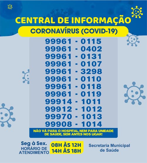 Brumado: Central de Informação Covid-19 altera horário de funcionamento