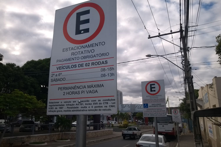 Roubo de placas com indícios de protestos contra Zona Azul em Brumado