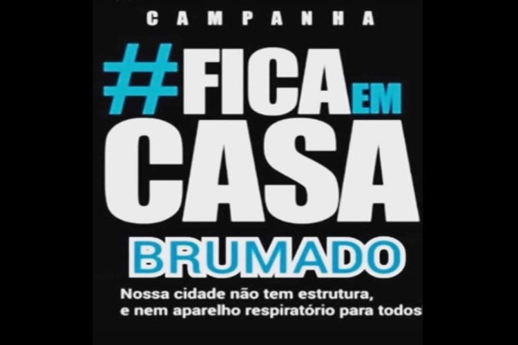 Campanha #FICAEMCASABRUMADO é lançada nas redes sociais contra o Covid-19