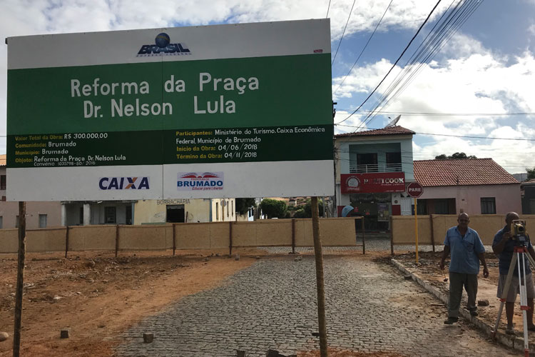 Brumado: Nova Praça Dr. Nelson Lula vai ser entregue até início de novembro