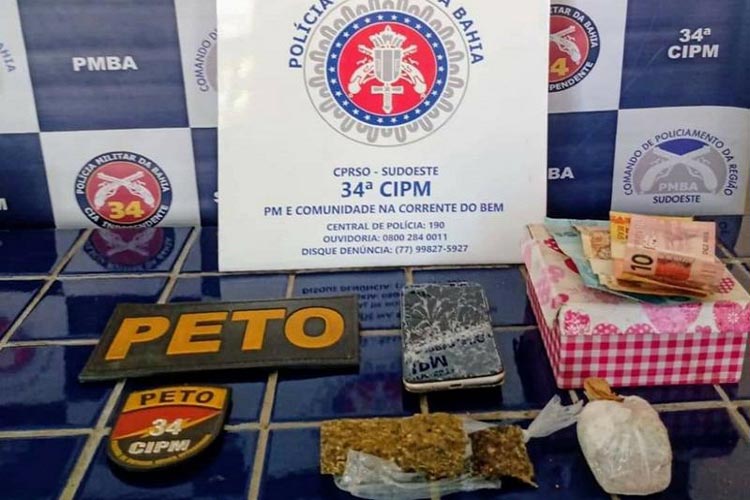 Acusado de tráfico de drogas é detido no Bairro Brisas III em Brumado