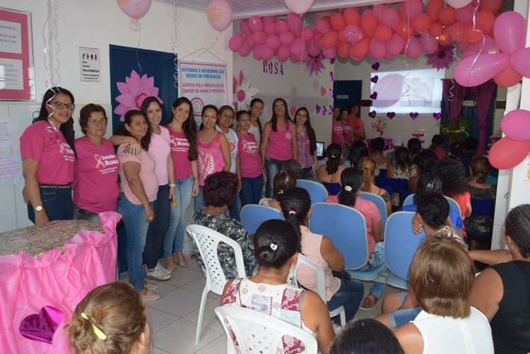 Brumado: Café da manhã e dinâmicas de grupo marcam dia D do Outubro Rosa no Bairro Baraúnas
