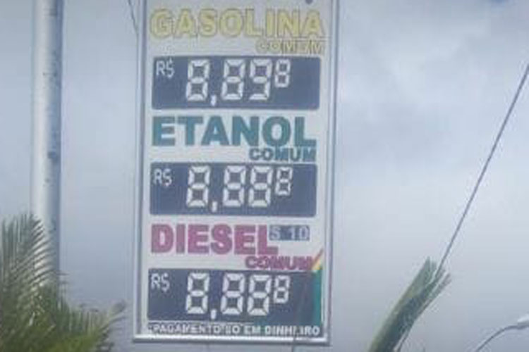 Paralisação dos Caminhoneiros: Gasolina chegou a ser comercializada a R$ 8,89 em Aracatu