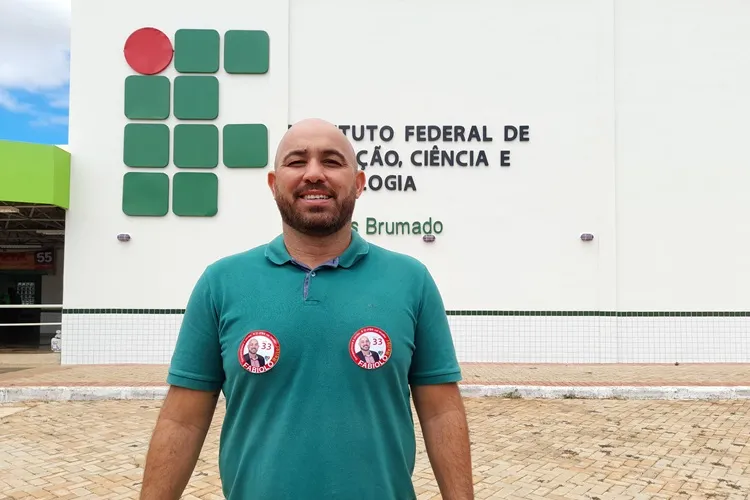 Brumado: Fabíolo Amaral visita campus do Ifba em campanha pela reitoria