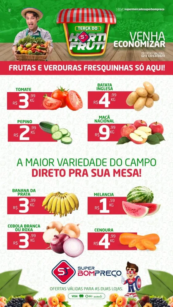 Confira as promoções no Supermercado Super Bom Preço em Brumado