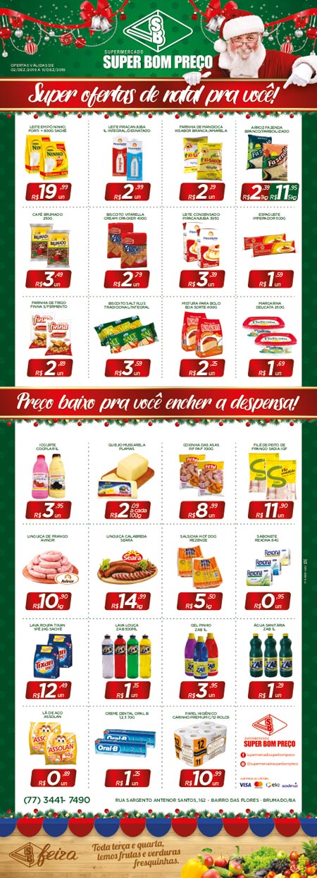 Confira as promoções no Supermercado Super Bom Preço em Brumado