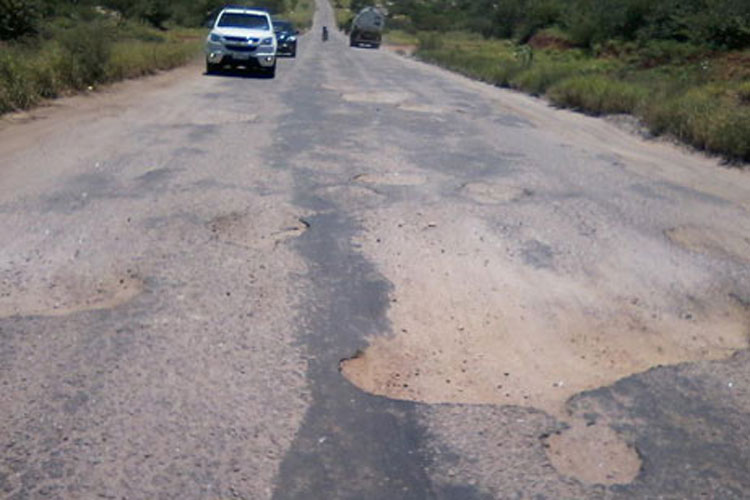 Estradas da Bahia: Mais de 60% tem algum tipo de problema