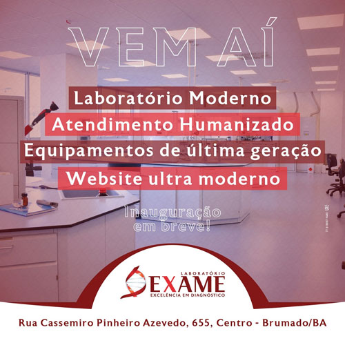 Brumado irá receber Laboratório Exame: Excelência em Diagnóstico