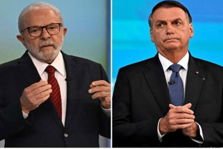 Lula tem 47,1% e Bolsonaro 46,3% das intenções de voto, diz Paraná Pesquisas
