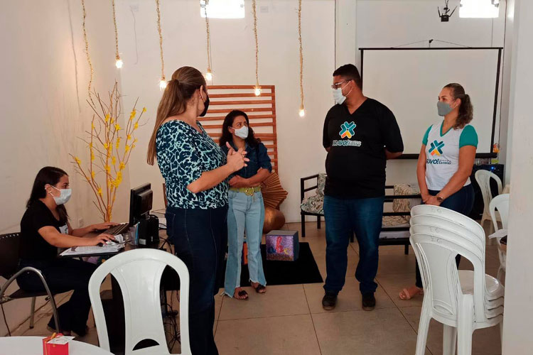Equipe da Plataforma Bravo visita município de Caetanos para otimização do sistema