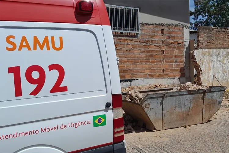 Jovem sofre acidente de trabalho em obra do município de Brumado