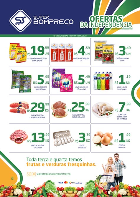 Confira as promoções no Supermercado Super Bom Preço em Brumado