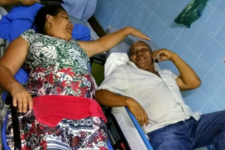 Irmãos se encontram durante atendimento no Hospital Regional de Guanambi após 30 anos