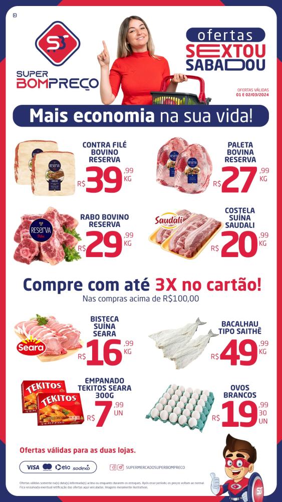 Confira as promoções no Supermercado Super Bom Preço em Brumado