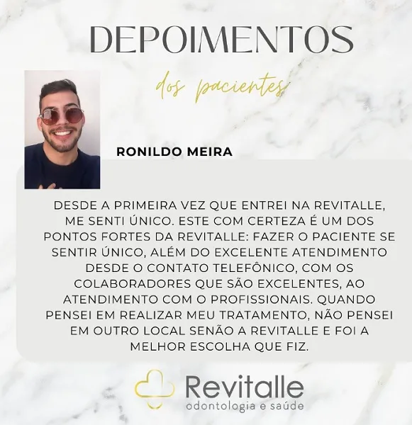 Revitalle aposta em tratamento personalizado e individualizado para transformar sorrisos