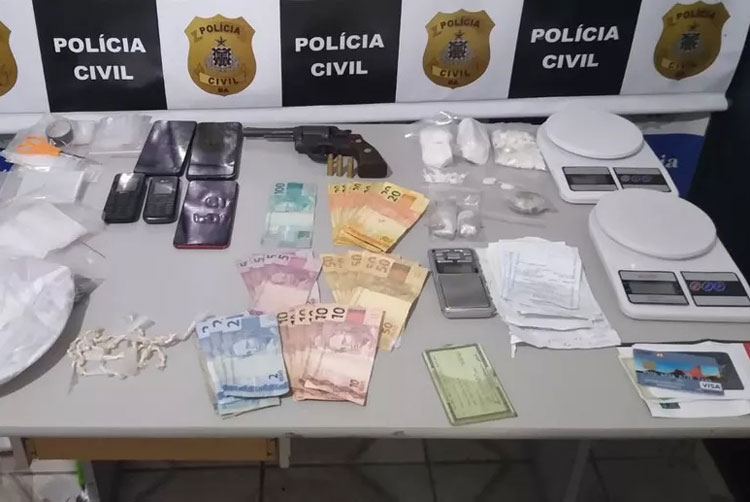 Polícia Civil prende seis suspeitos de tráfico de drogas em Nova Canaã