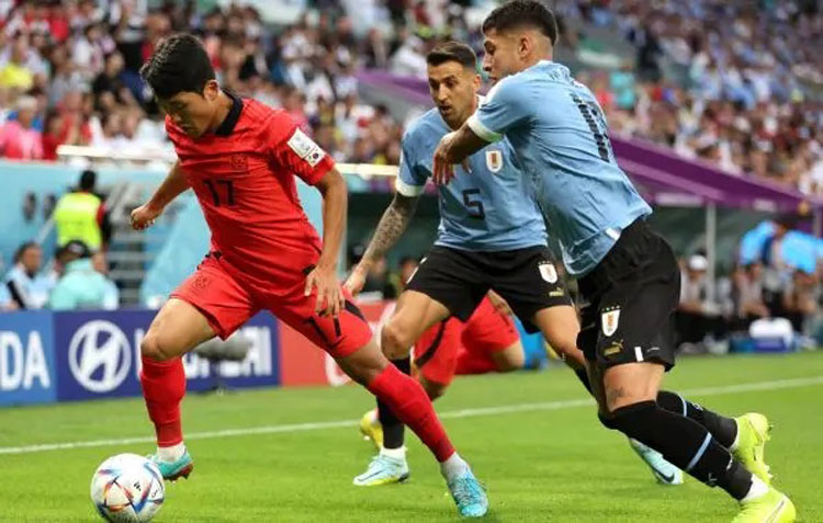 Uruguai e Coreia do Sul ficam no empate na abertura do grupo H