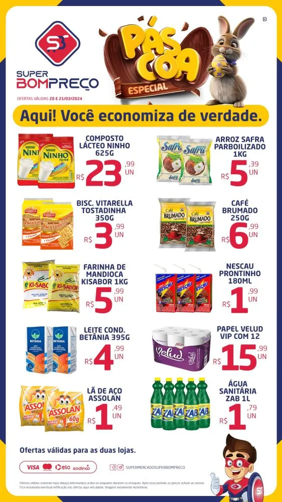 Confira as promoções no Supermercado Super Bom Preço em Brumado