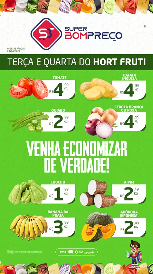 Confira as promoções no Supermercado Super Bom Preço em Brumado